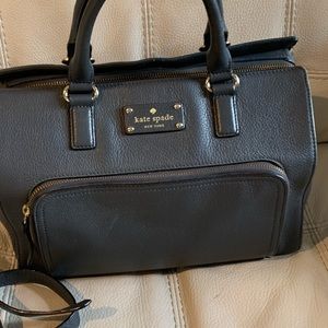 Beautiful Kate Spade New York Christie St L Blk Pebbled Leather Bag & Zip Wallet